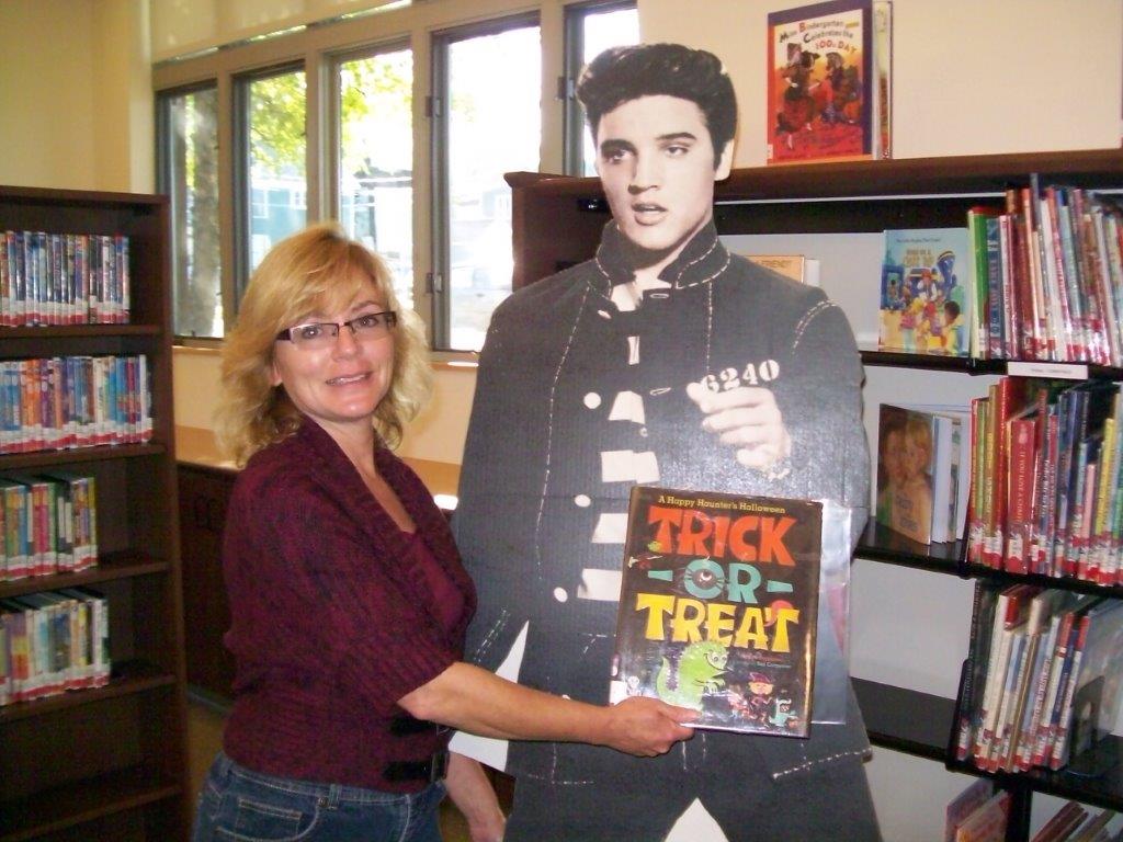 Laura Fisher and Elvis